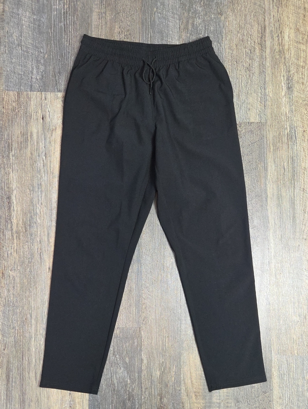 Women's Black Drawstring Jogger Pants